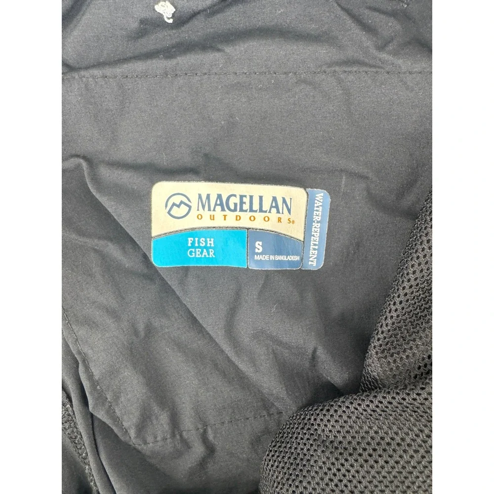 Magellan Outdoors Fish Gear Convertible Pants Mens Small Black Water Repellent